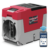 AlorAir® Storm LGR 850X | 180 PPD Smart Wi-Fi Commercial Dehumidifier with Pump - LGR 850X-Red
